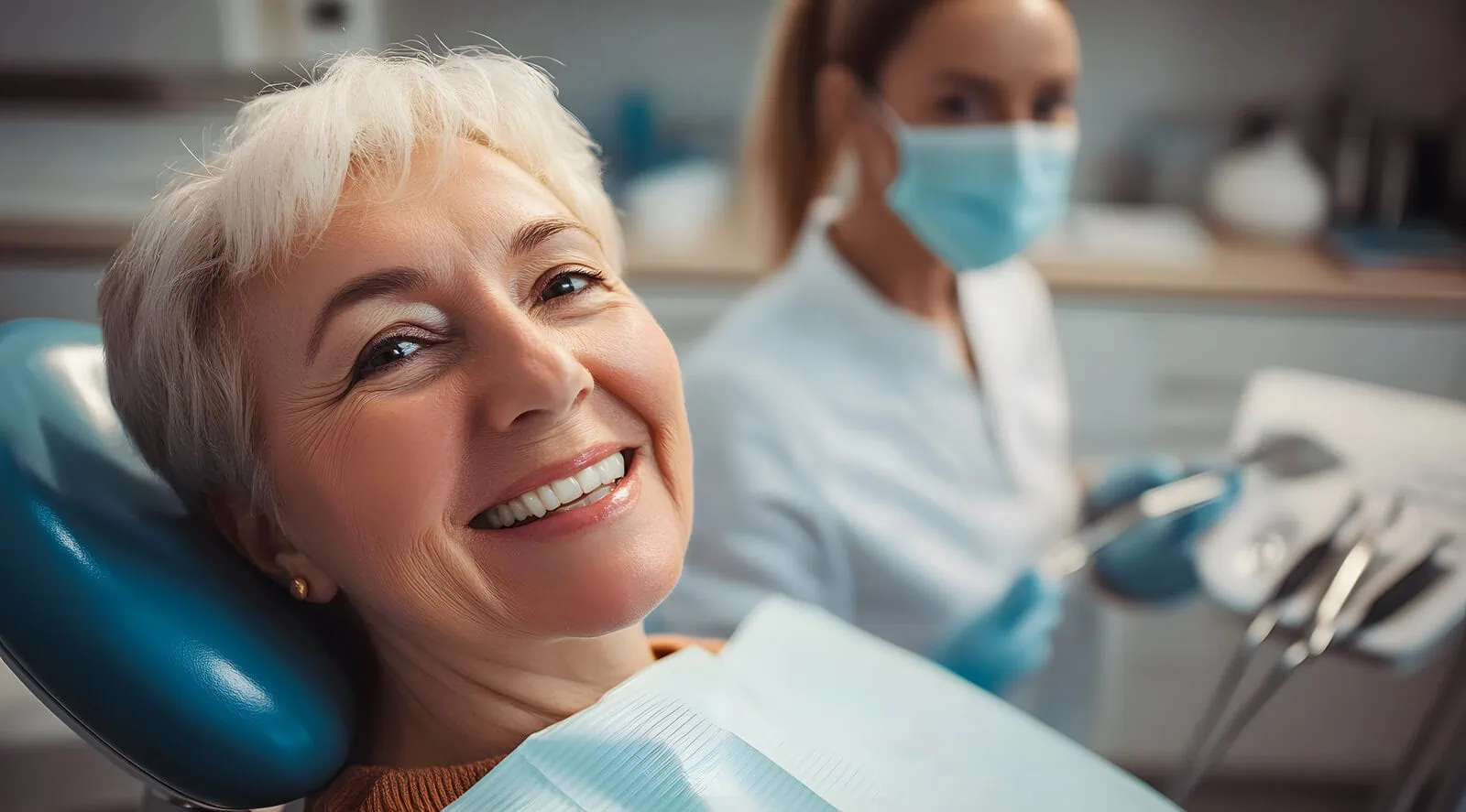Patient smiling during an unhurried consultation at Guido Family Dentistry